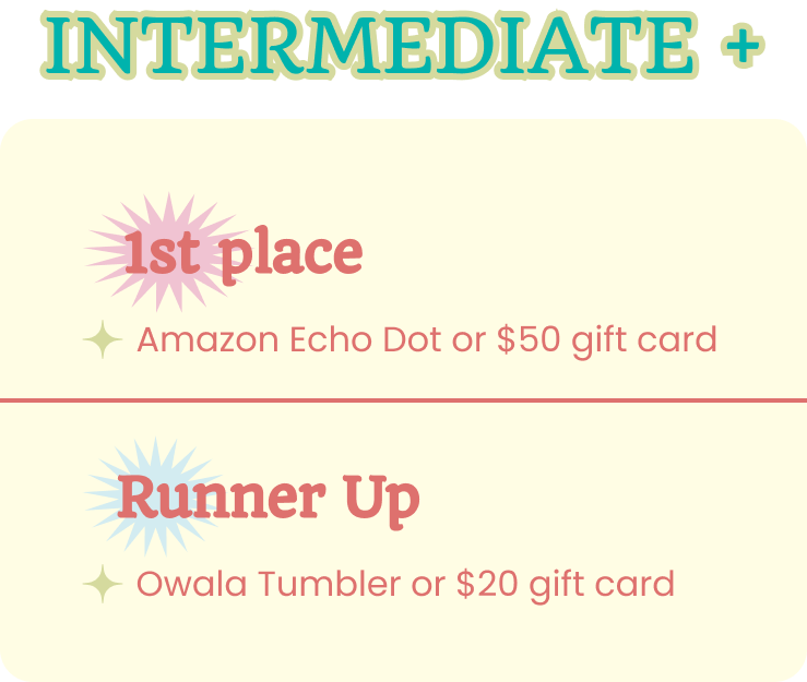 intermediate Prizes